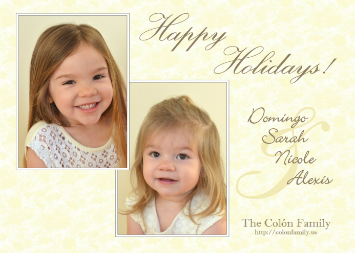 2016 Holiday Card
